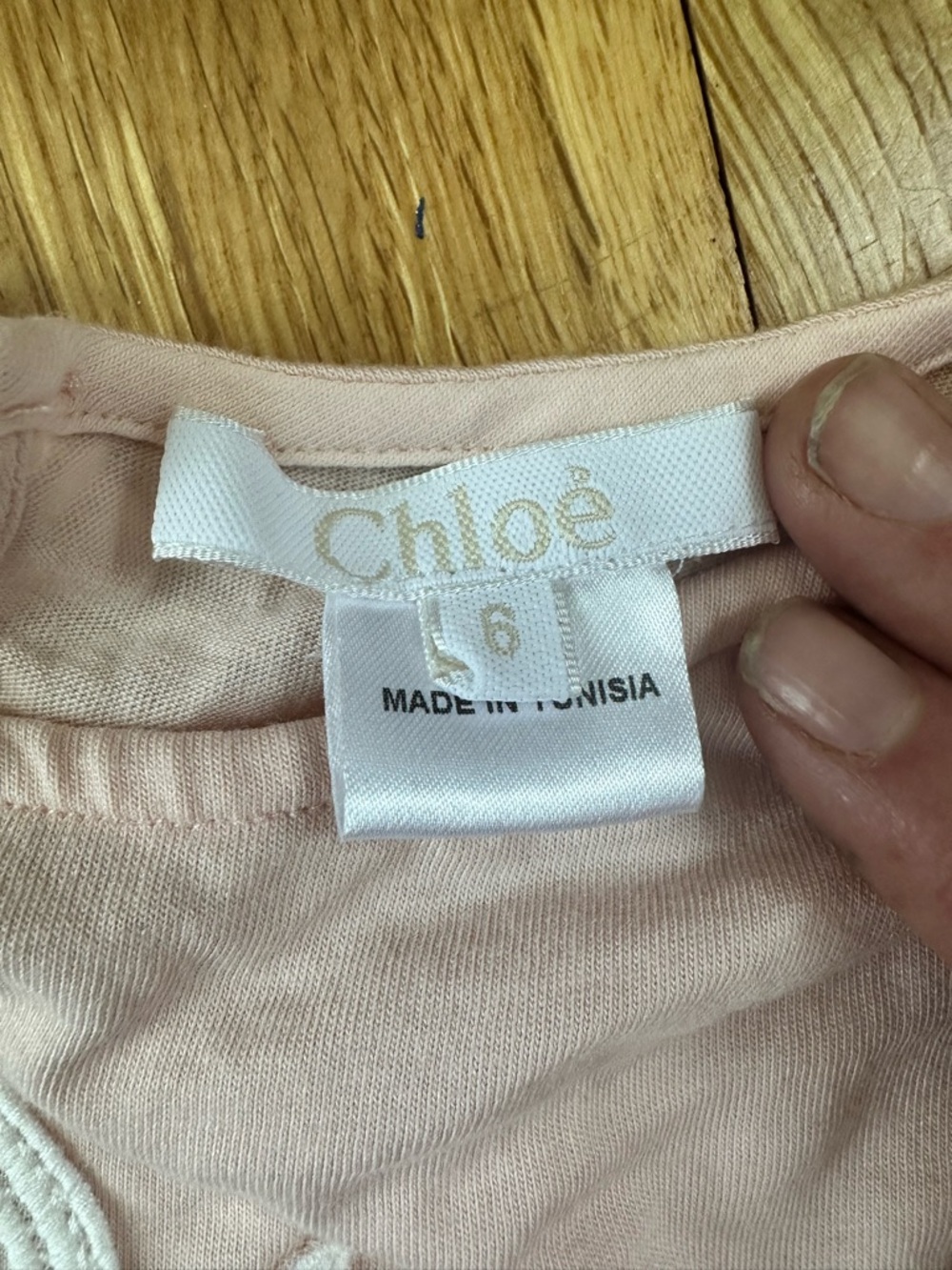 Chloé Girls Pineapple Lace Top & Old Navy Baggy Wide Leg Jeans Set - Picture 9 of 12
